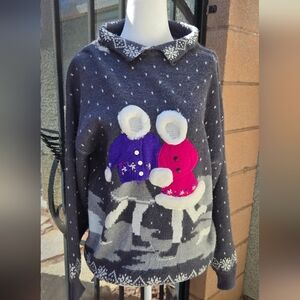 Honey Vintage Ice Skating Sweater